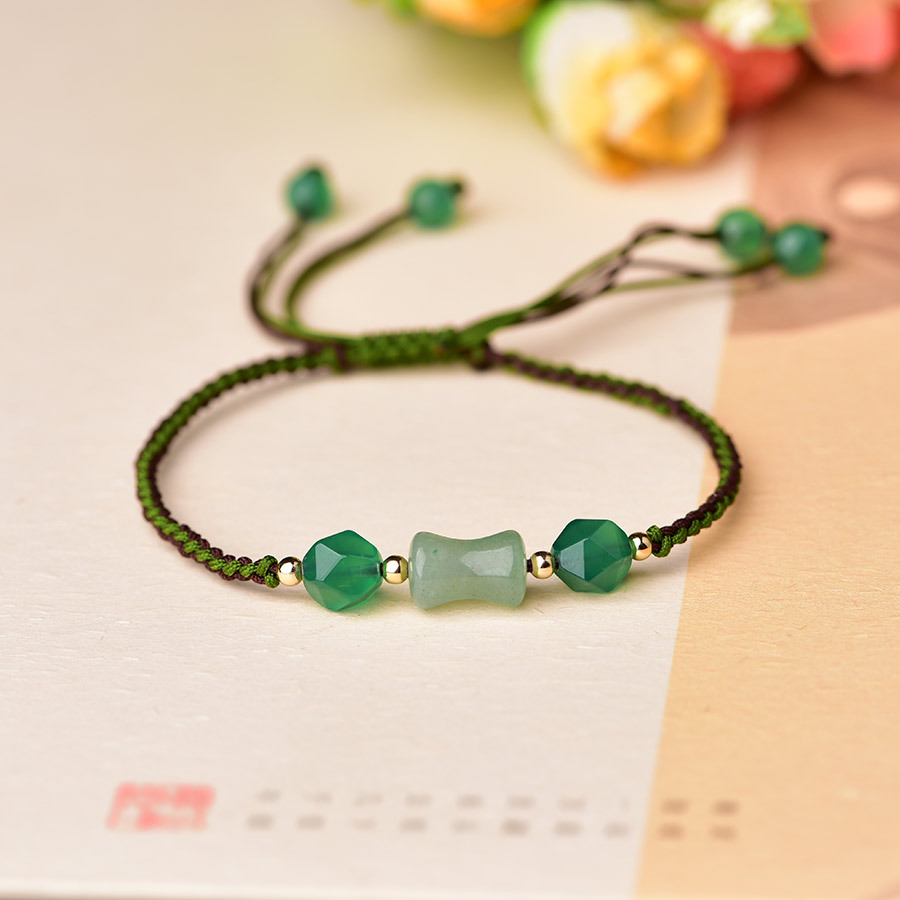 Women Accessories Bracelet - Pulseras de cuentas de Jade Natural