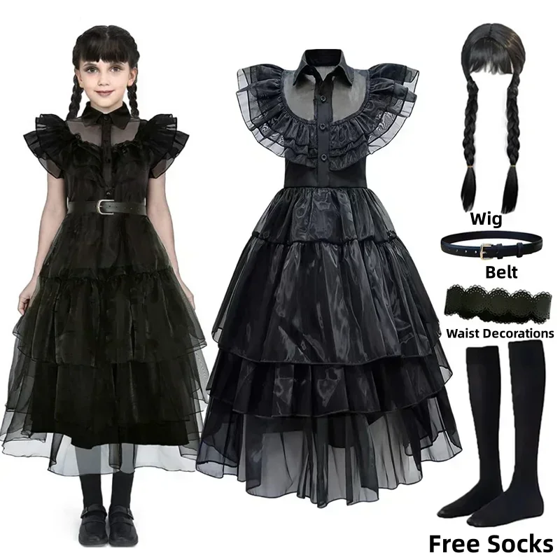 Women'S Accessories Clothing - Vestido de Princesa Bruja Negra para