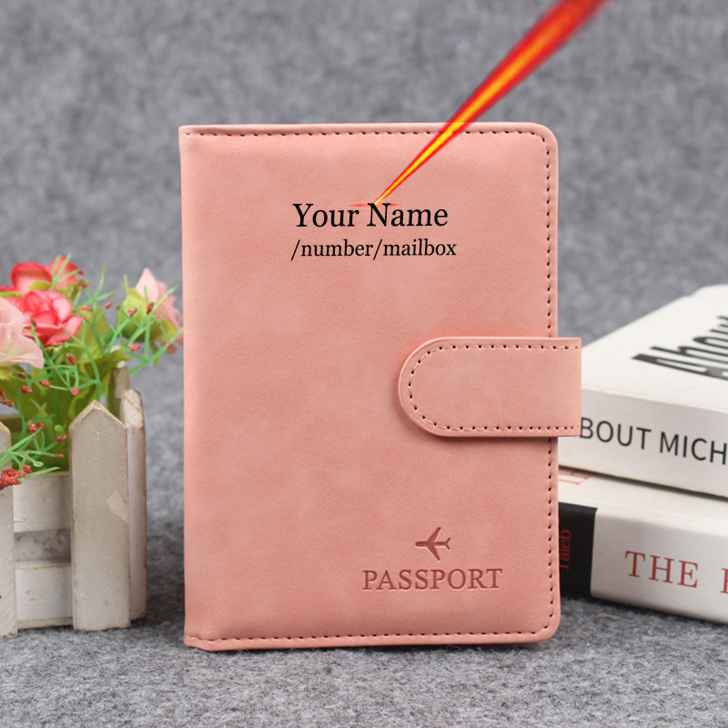 Women Accessories Name - Funda para pasaporte con botón magnético,