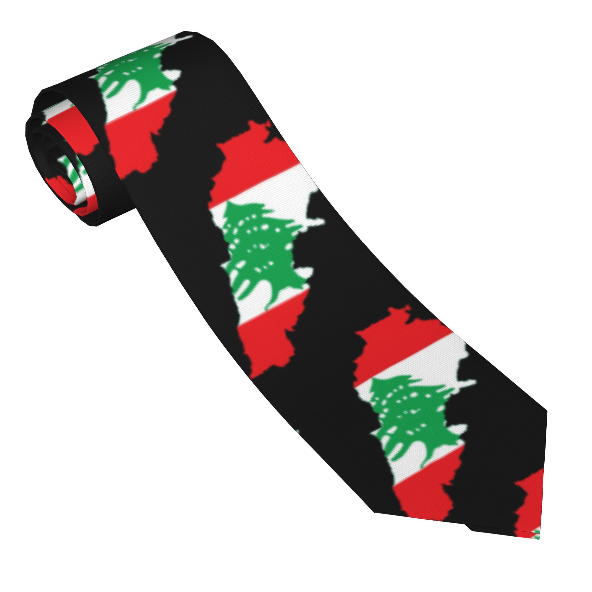 Women Accessories Lebanon - Corbata con Mapa de la Bandera