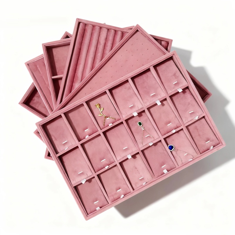 Women Accessories Drawer - Bandejas Organizadoras de Joyas de Terciopelo