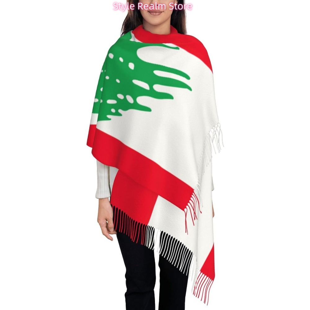 Women Accessories Lebanon - Bufanda de poliéster con estampado de