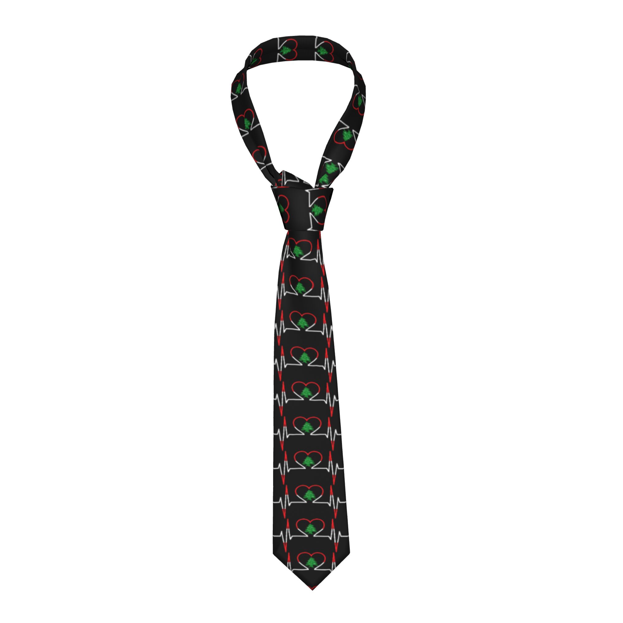 Women Accessories Lebanon - Corbata con diseño de latido cardíaco