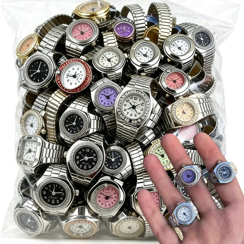 Women'S Accessories In The 80S - Anillo de Reloj Retro Y2K Punk,
