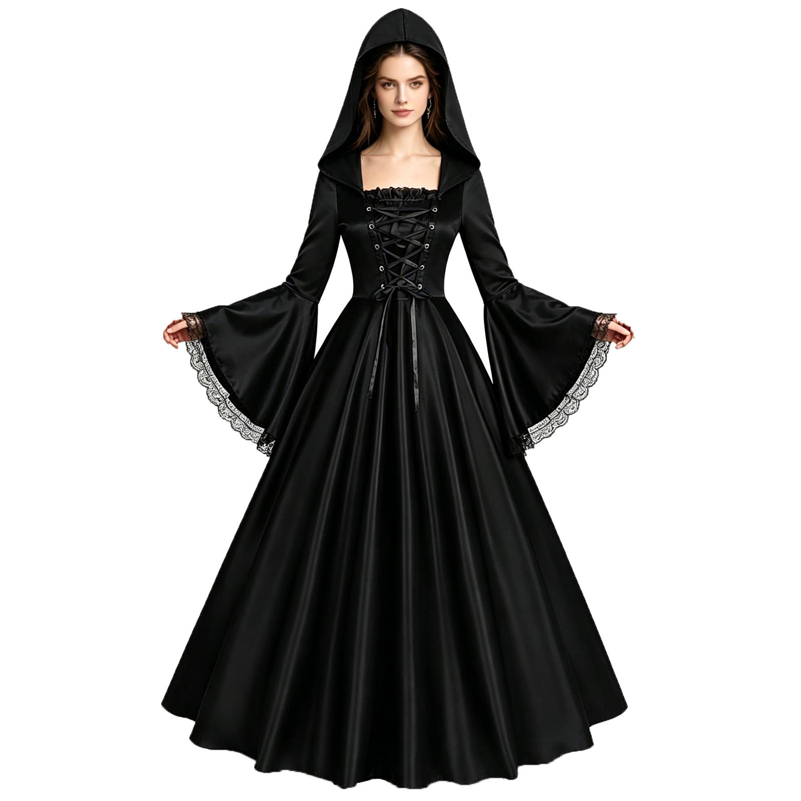 Women'S Accessories Louis Vuitton - Vestido Largo Medieval Gótico con Capucha