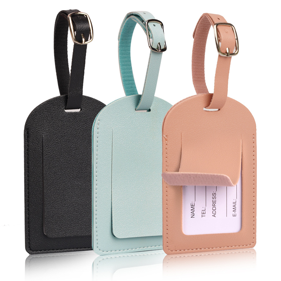 Etiquetas de equipaje de cuero - Women Accessories Name reseña y precio