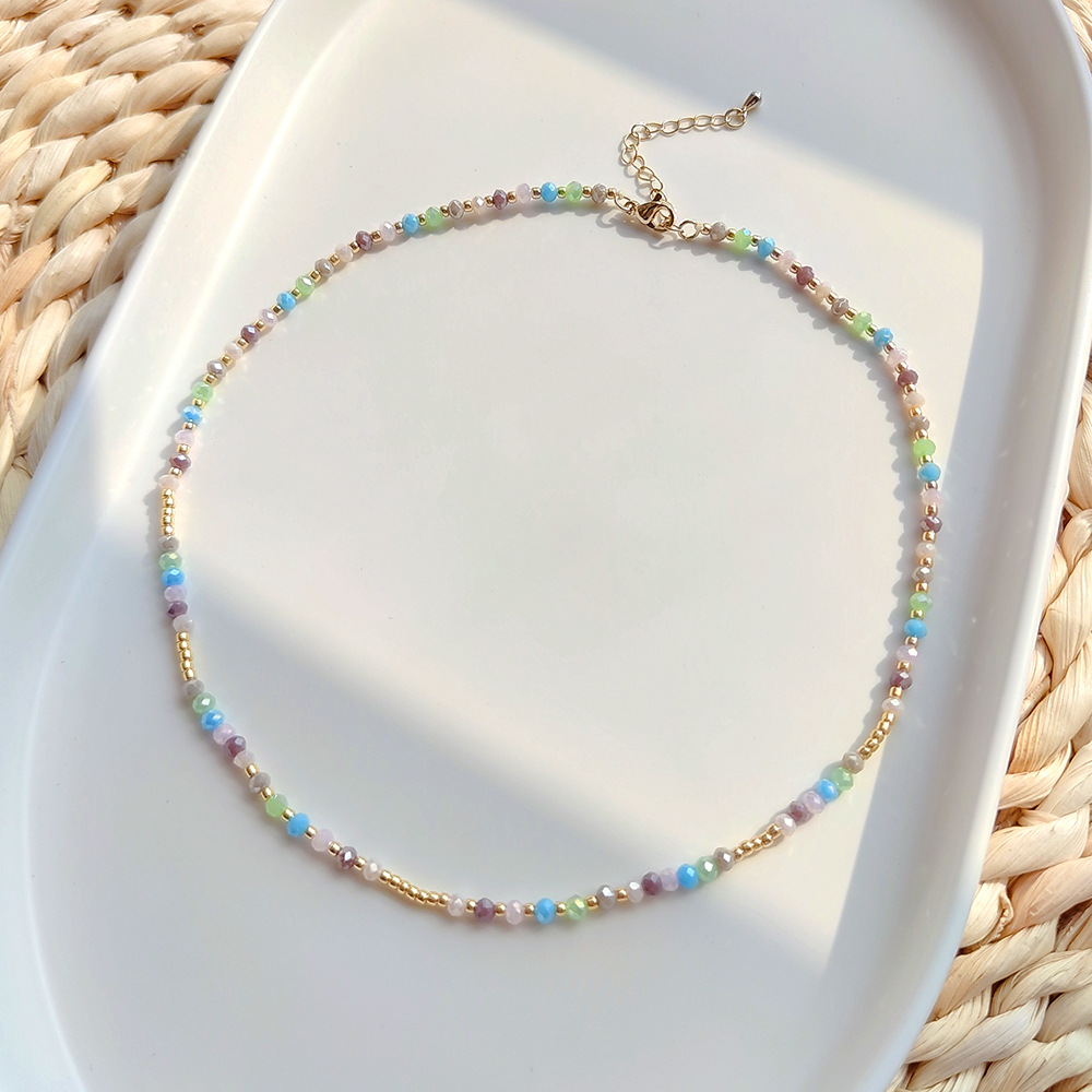 KKBEAD-collar de cristal color - Women'S Accessories Wholesale Suppliers reseña y precio