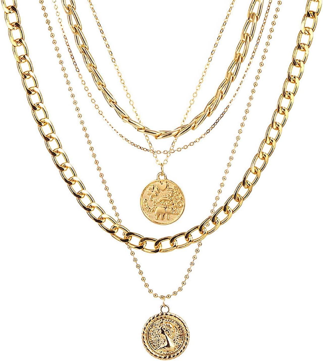 Collar de pirata de oro en cap - Women'S Accessories In The 80S reseña y precio