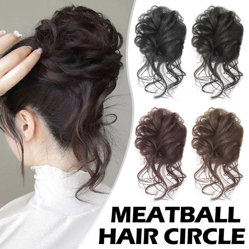 Bollos de pelo rizado desorden - Hair Band Elastic reseña y precio