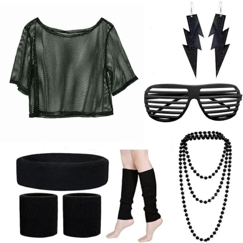 Disfraz de Fiesta de los 80 pa - Women'S Accessories In The 80S reseña y precio