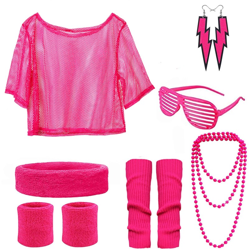 Disfraz de Fiesta de los 80 pa - Women'S Accessories In The 80S reseña y precio
