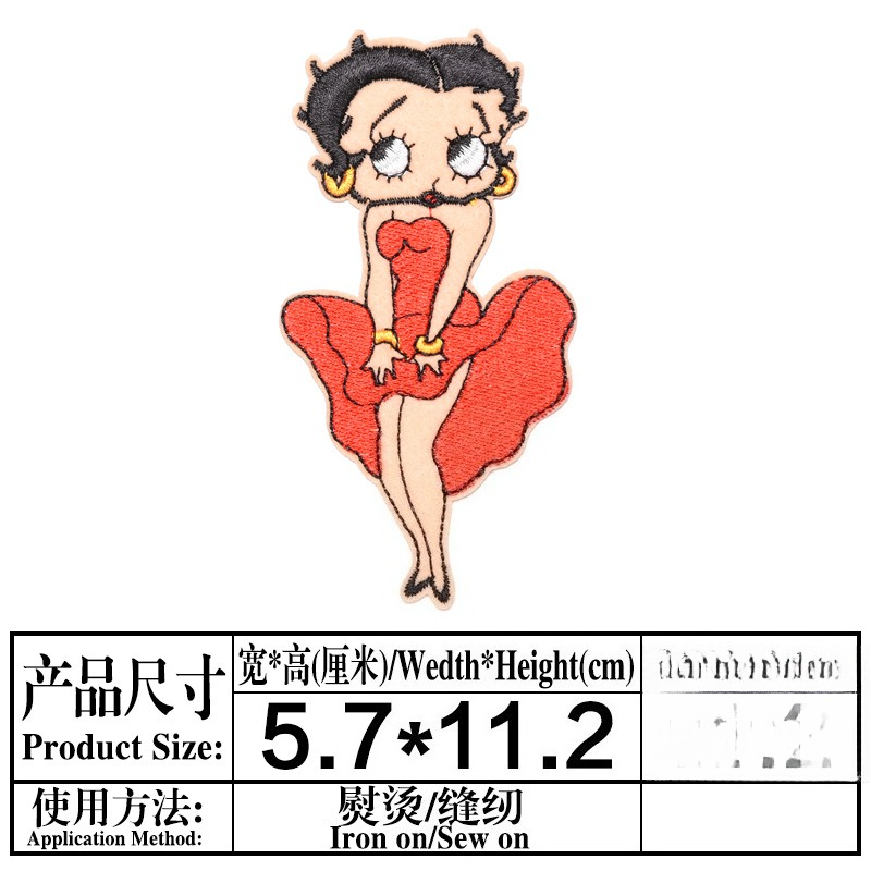 Parche de Betty Boop con estam - Women'S Accessories Clothing reseña y precio