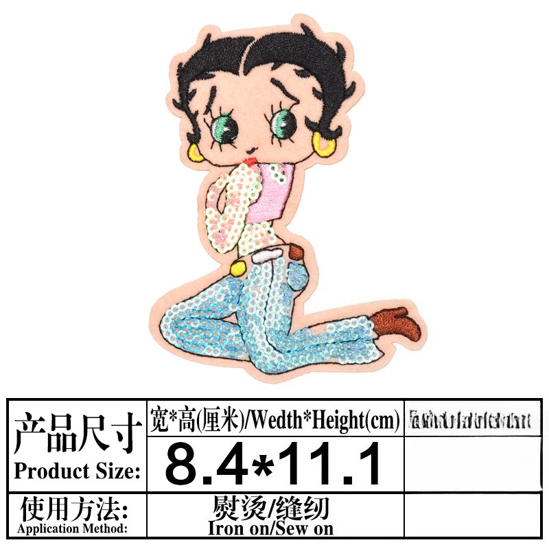 Parche de Betty Boop con estam - Women'S Accessories Clothing reseña y precio