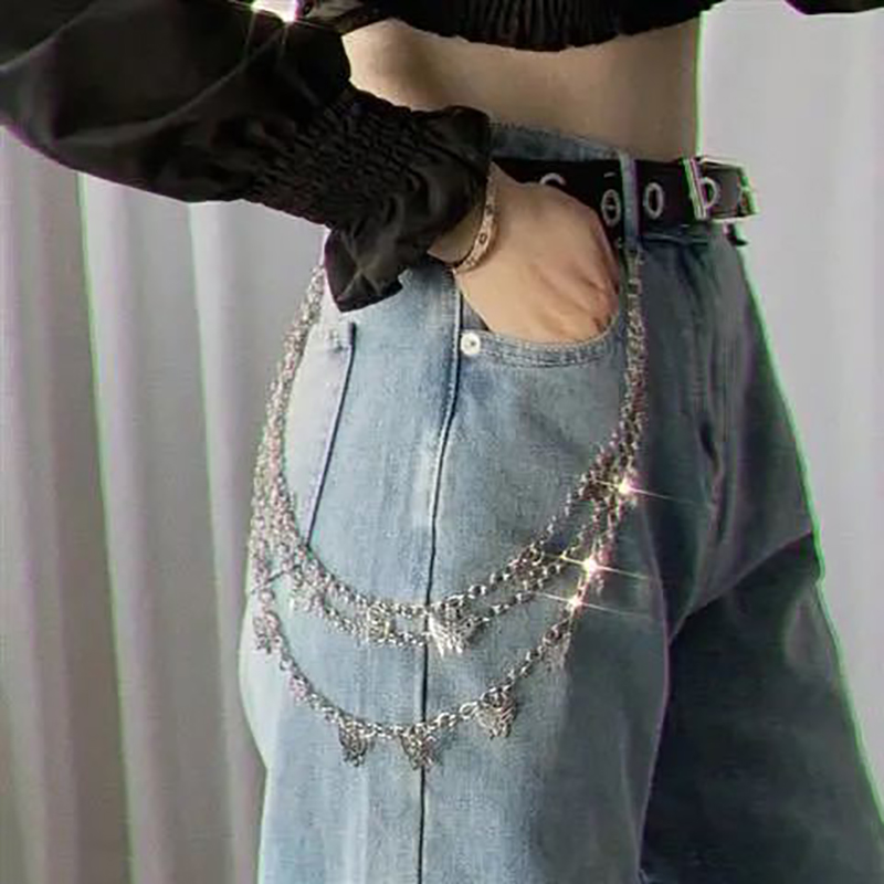 Cadena y cinturón con diseño d - Women'S Jeans Accessories Chain reseña y precio