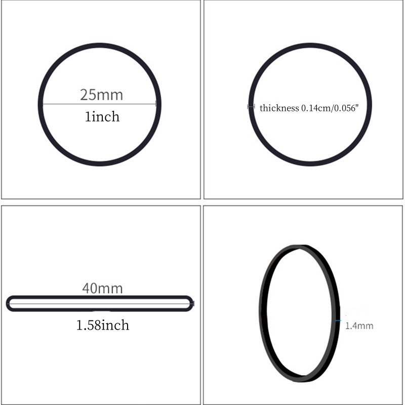 Bandas Elásticas 200 piezas, B - Hair Band Elastic reseña y precio