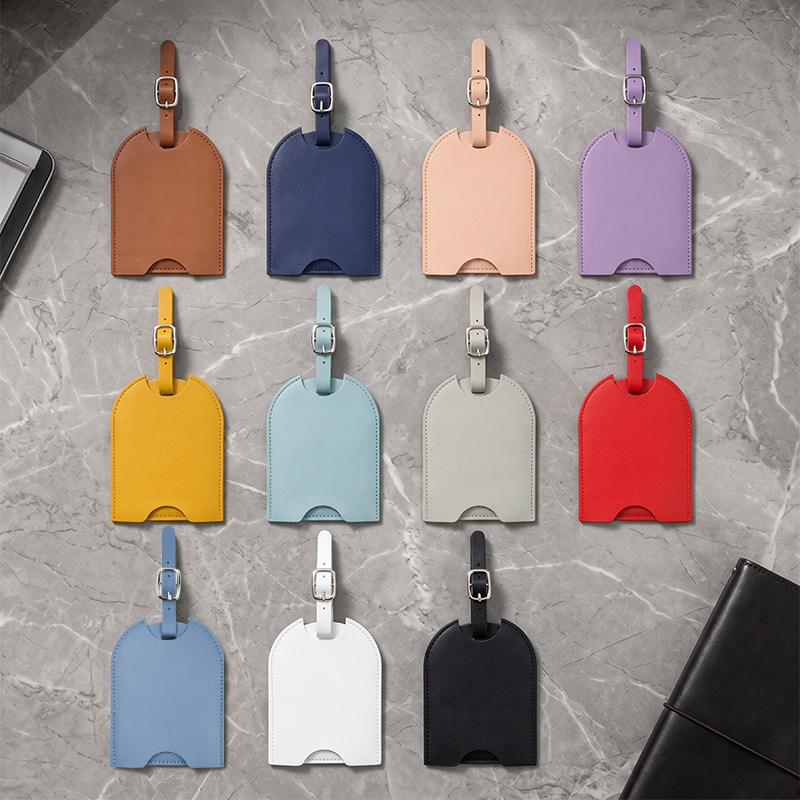 Etiqueta de equipaje de cuero  - Women Accessories Name reseña y precio