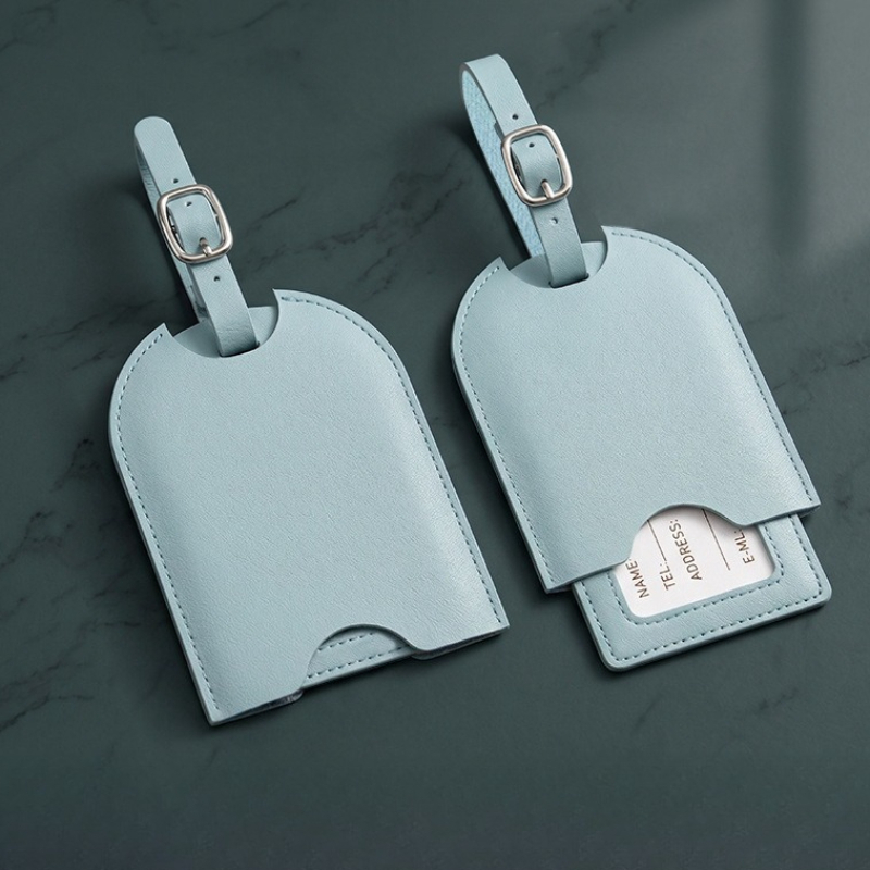 Etiqueta de equipaje de cuero  - Women Accessories Name reseña y precio