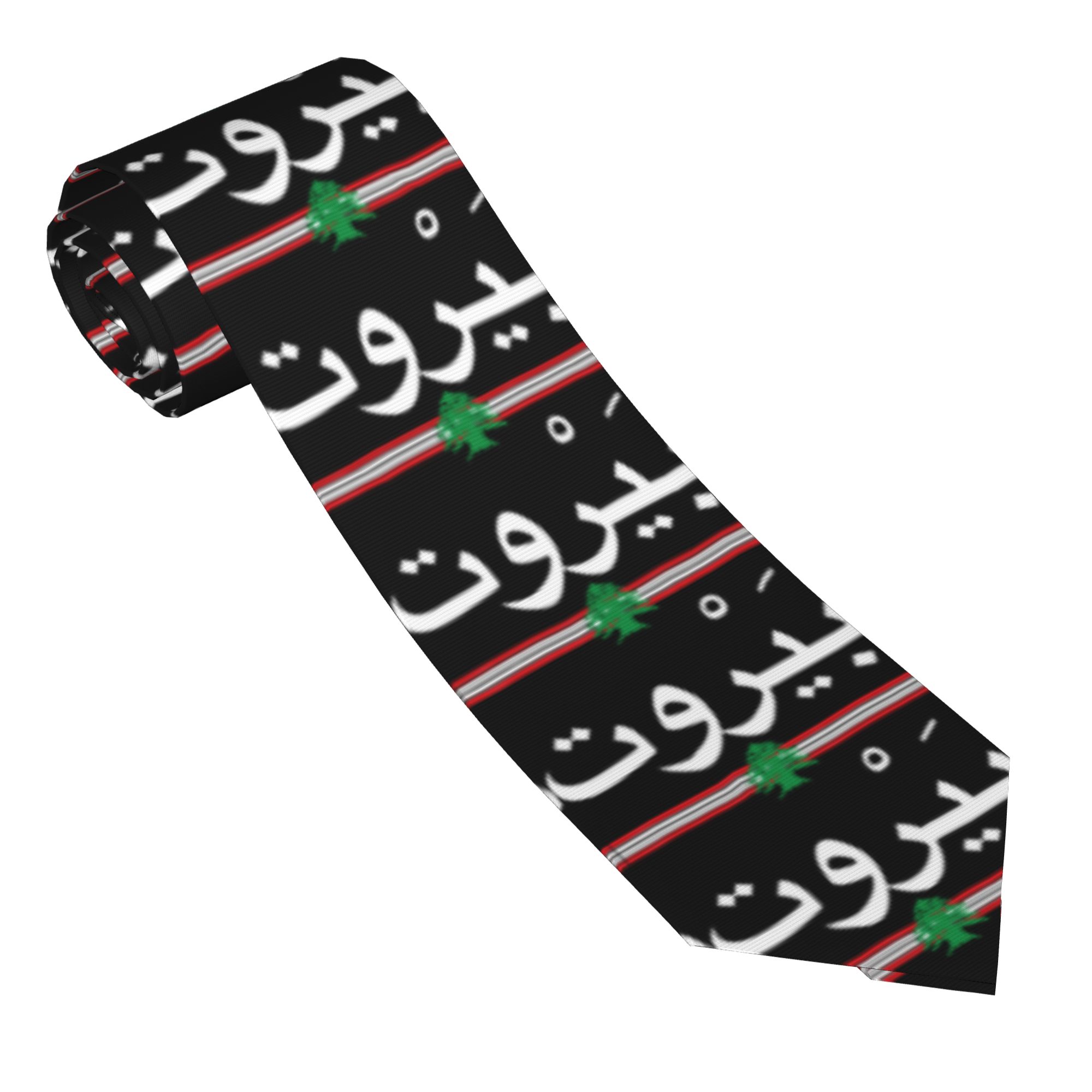 Corbata con emblema árabe de l - Women Accessories Lebanon reseña y precio