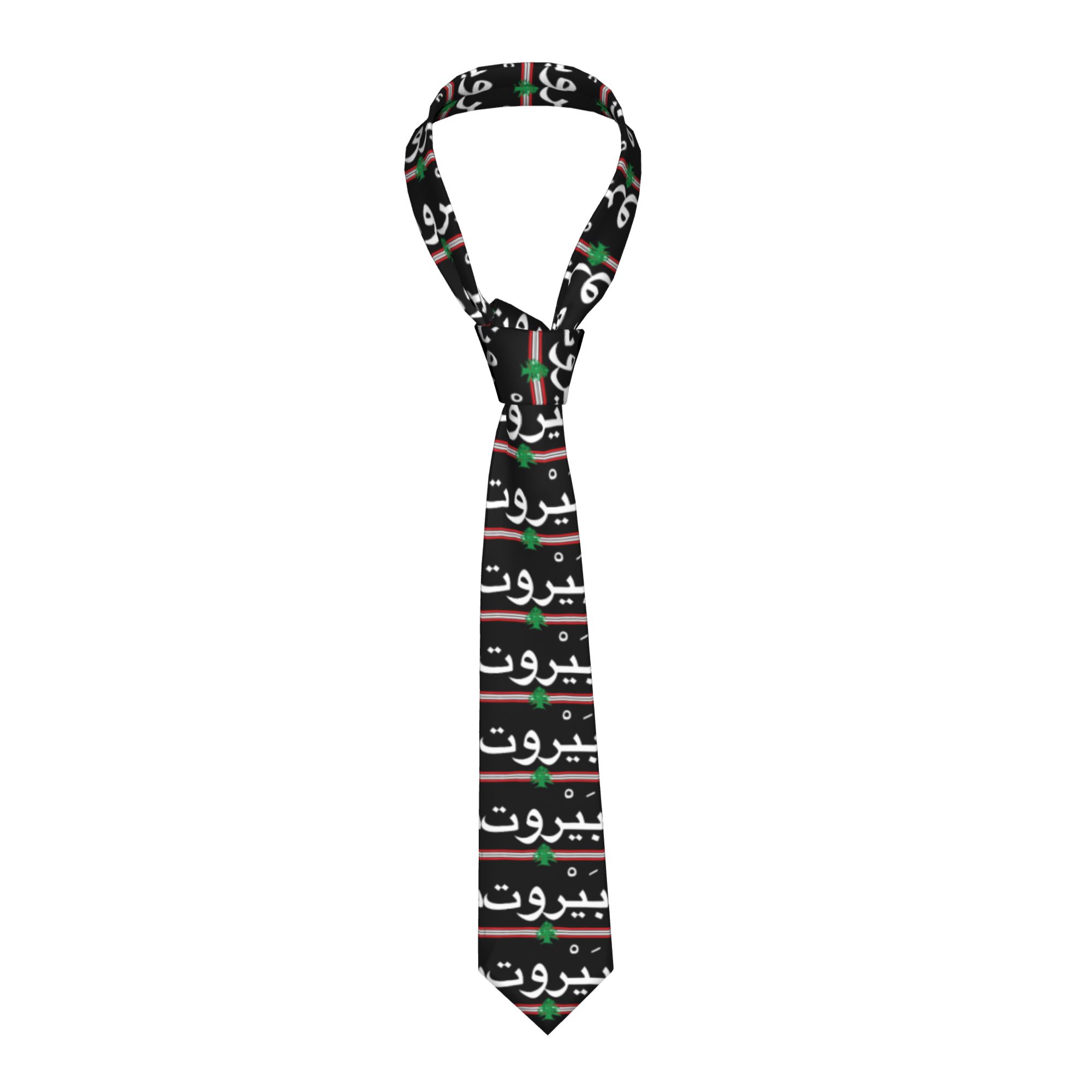 Corbata con emblema árabe de l - Women Accessories Lebanon reseña y precio