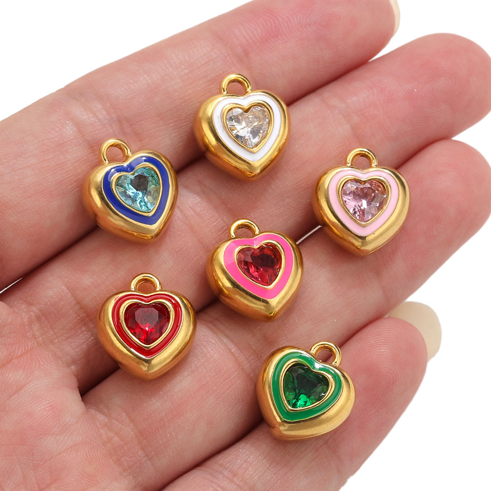 Abalorios de corazón esmaltado - Women Accessories Bracelet reseña y precio