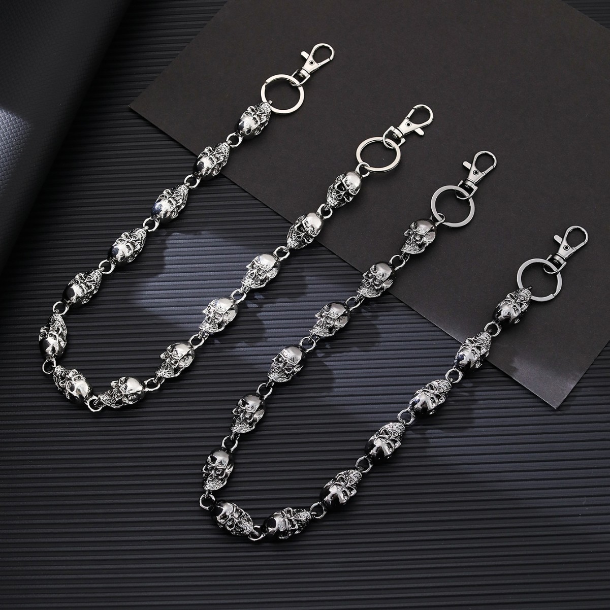 Llavero de calavera con cadena - Women'S Jeans Accessories Chain reseña y precio