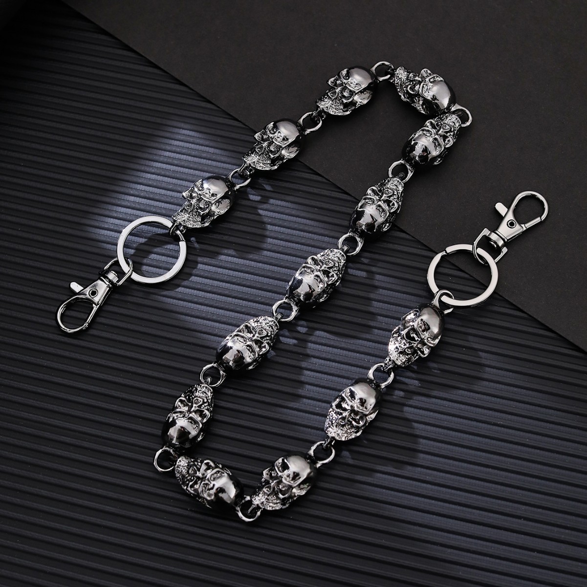 Llavero de calavera con cadena - Women'S Jeans Accessories Chain reseña y precio