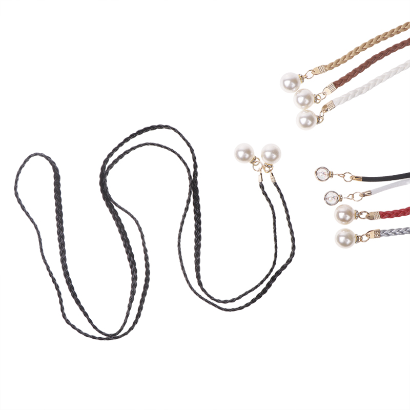 Cinturón de perlas trenzadas d - Women'S Jeans Accessories Chain reseña y precio