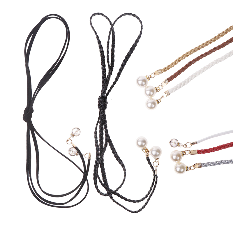 Cinturón de perlas trenzadas d - Women'S Jeans Accessories Chain reseña y precio