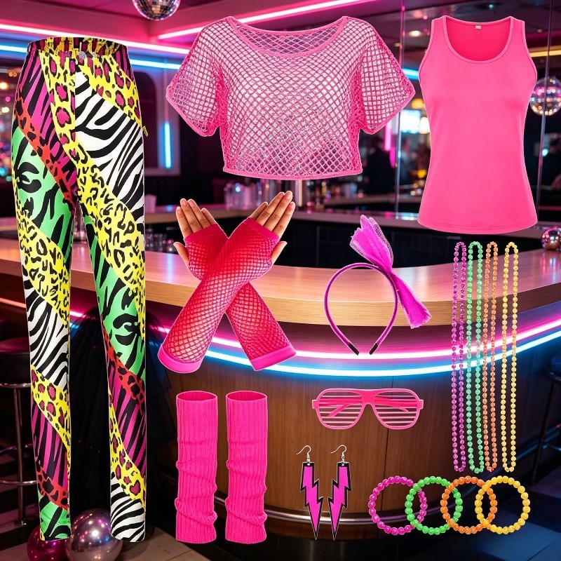 Traje Deportivo Brillante Retr - Women'S Accessories In The 80S reseña y precio