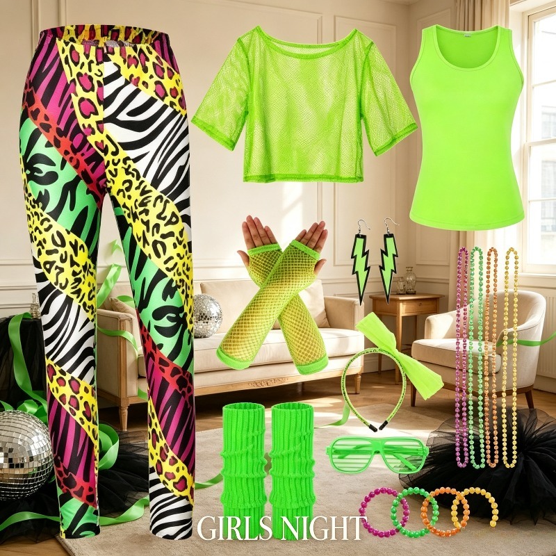 Traje Deportivo Brillante Retr - Women'S Accessories In The 80S reseña y precio