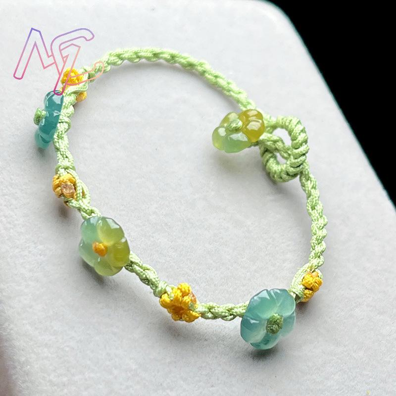 Pulsera de flores de jadeíta d - Women Accessories Bracelet reseña y precio