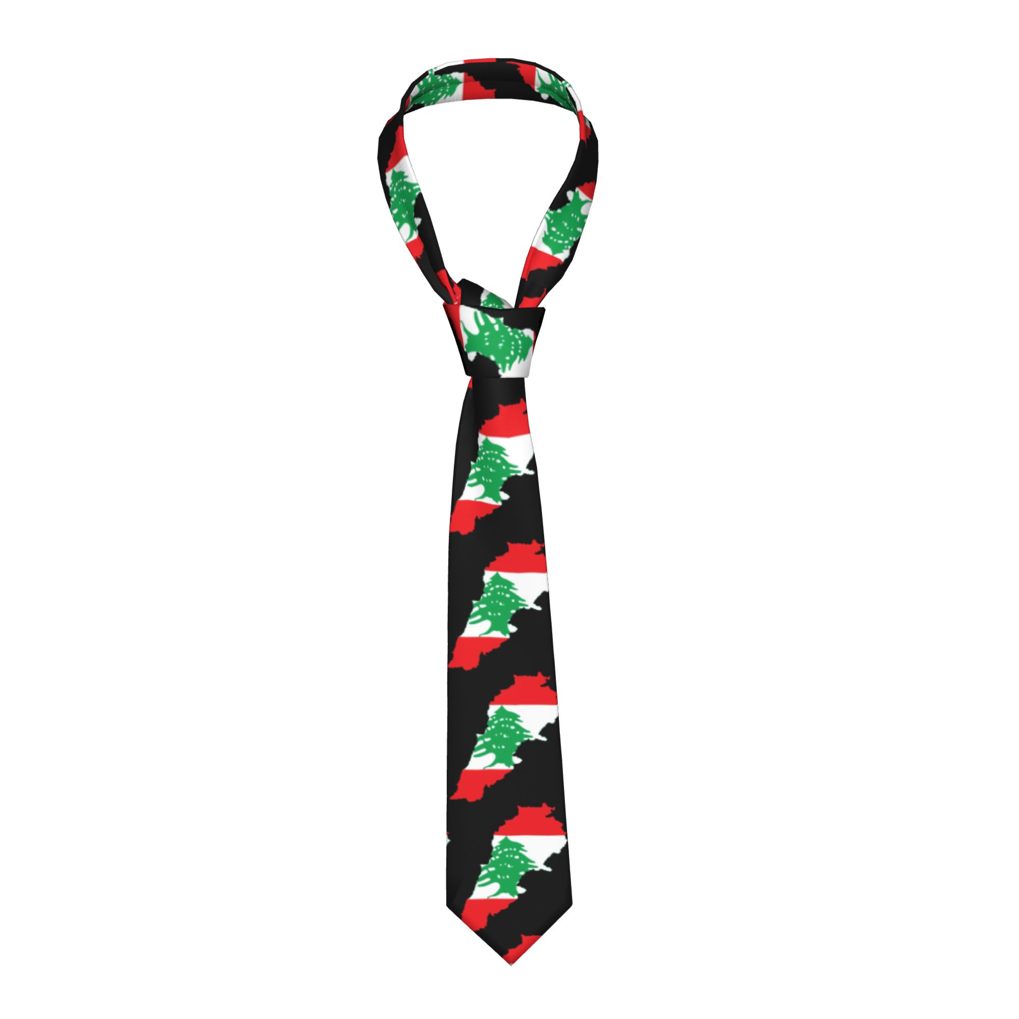 Corbata con Mapa de la Bandera - Women Accessories Lebanon reseña y precio