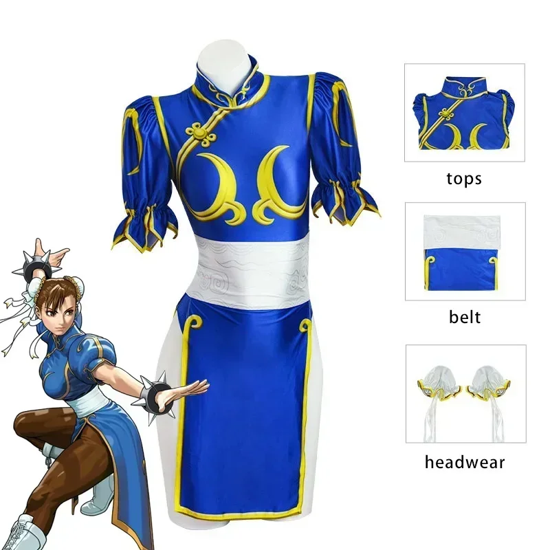 Disfraz de Cosplay de Chun Li  - Women'S Accessories Clothing reseña y precio