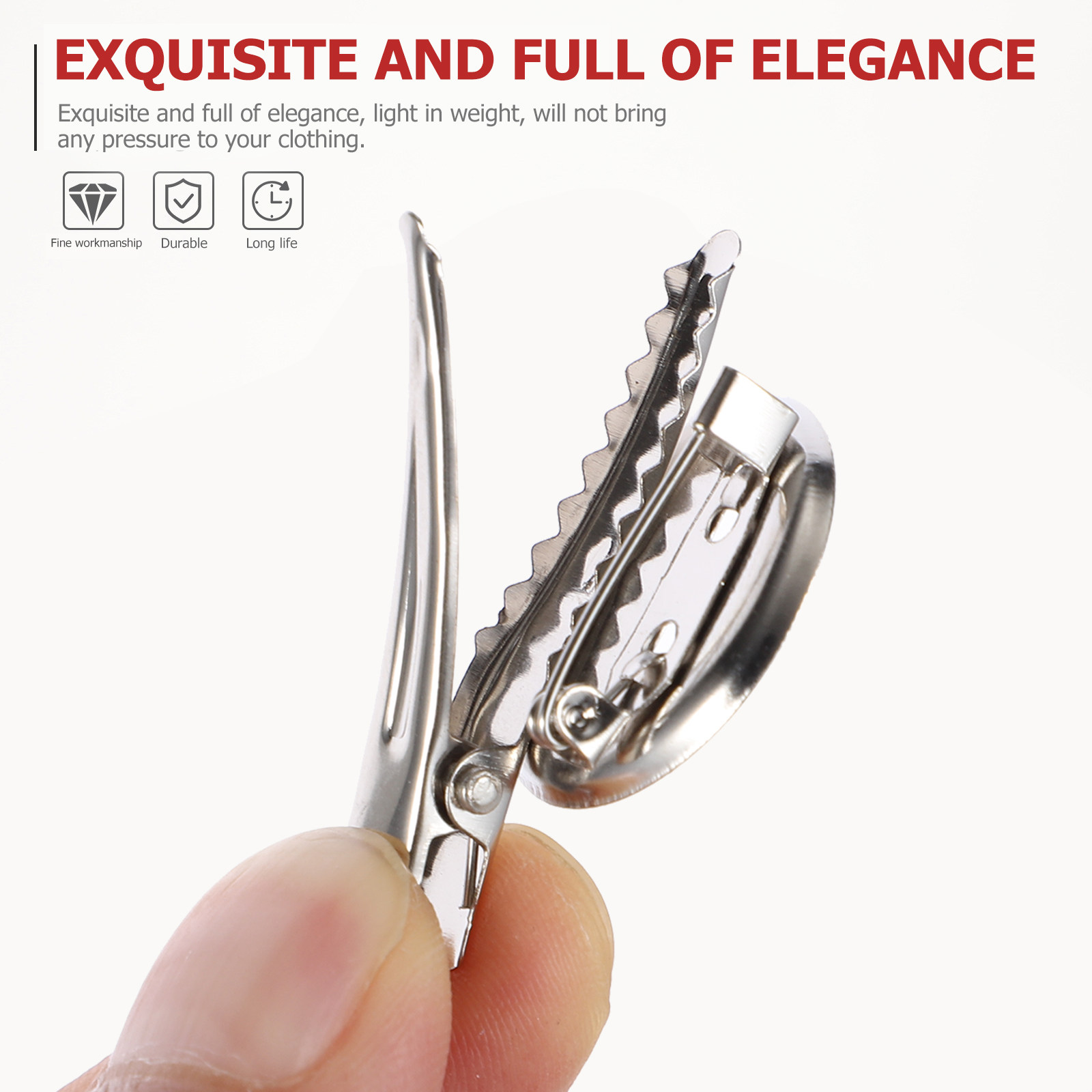 40 Broches de Metal Resistente - Women'S Accessories Clothing reseña y precio
