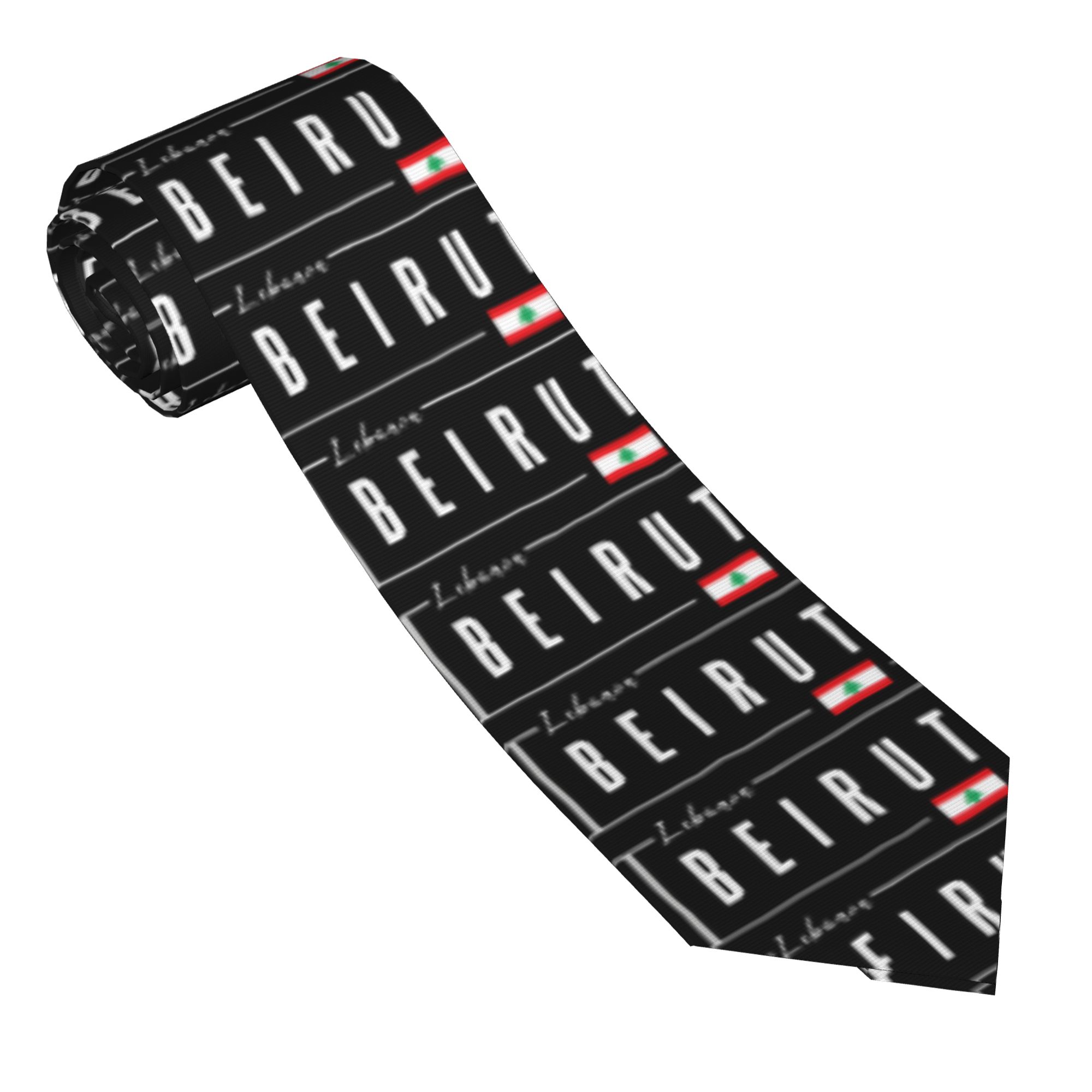 Corbata con la bandera de Beir - Women Accessories Lebanon reseña y precio