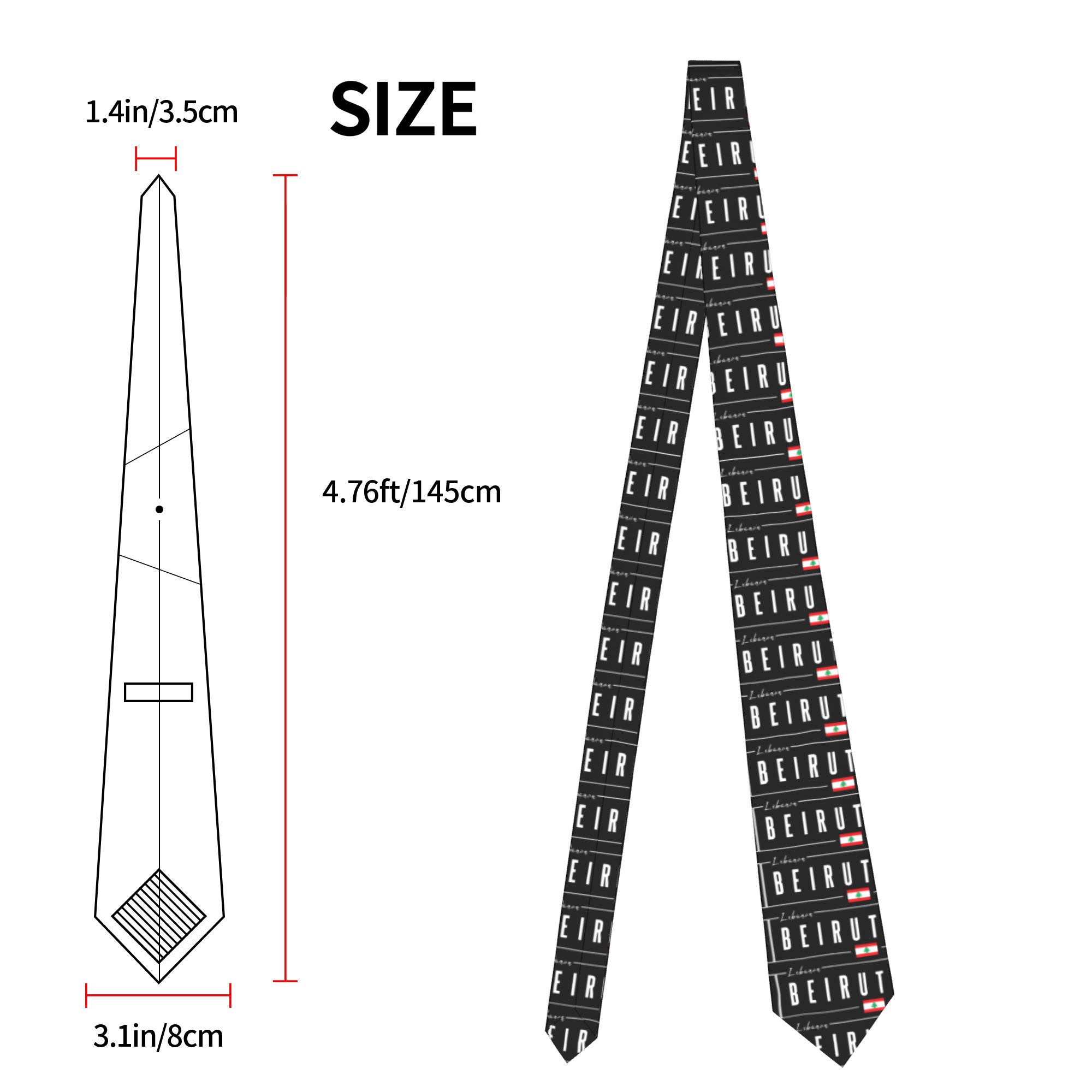 Corbata con la bandera de Beir - Women Accessories Lebanon reseña y precio