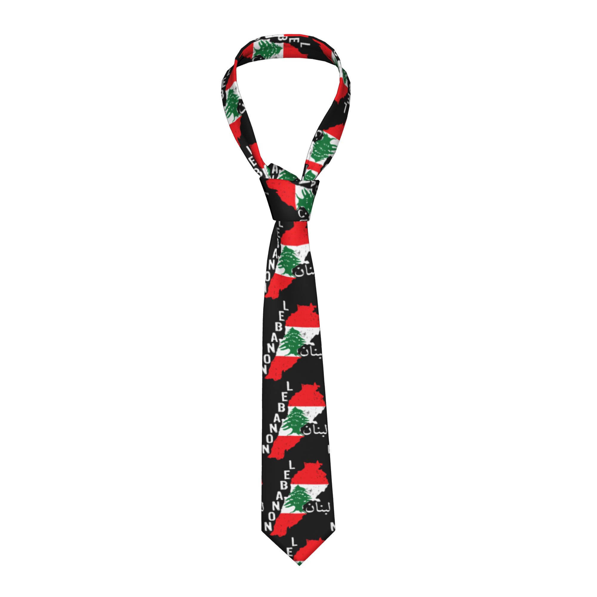 Corbata con Mapa de la Bandera - Women Accessories Lebanon reseña y precio