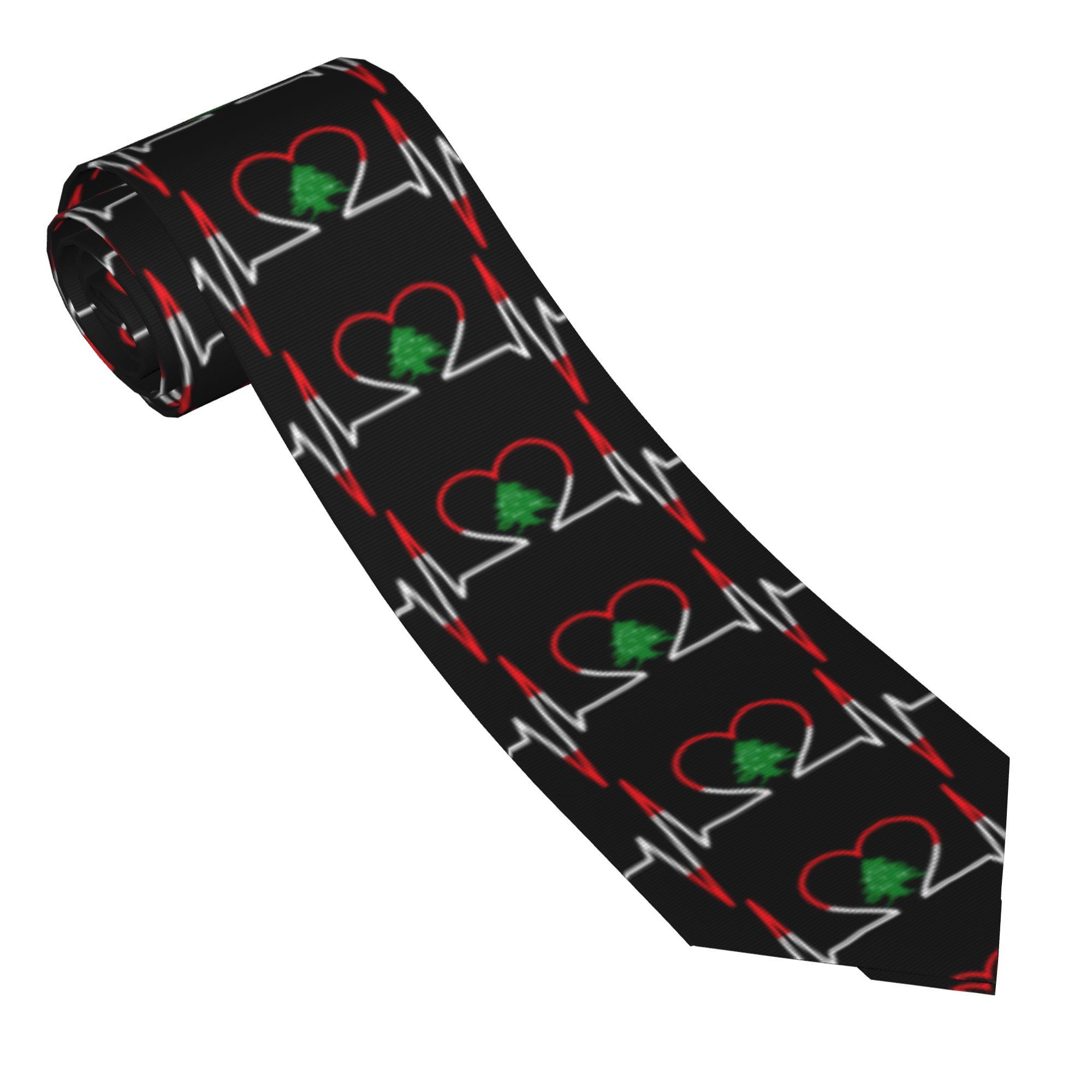 Corbata con diseño de latido c - Women Accessories Lebanon reseña y precio