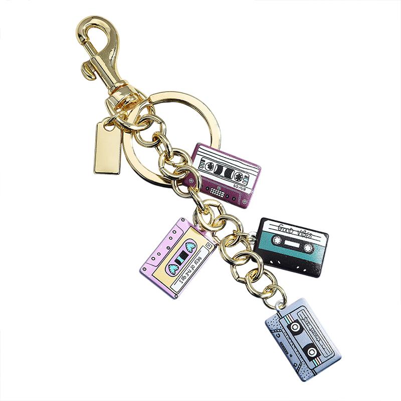 Llavero de cinta de casete vin - Women'S Accessories In The 80S reseña y precio