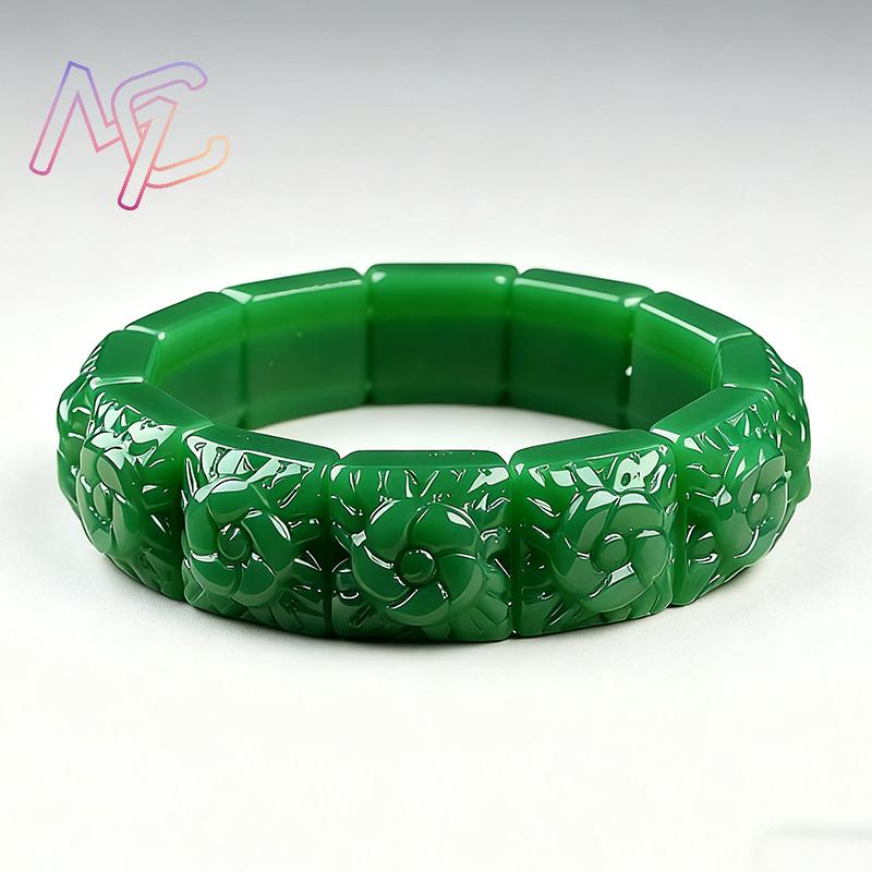 Pulsera de flor de Jade Real,  - Women Accessories Bracelet reseña y precio