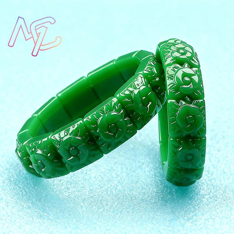 Pulsera de flor de Jade Real,  - Women Accessories Bracelet reseña y precio