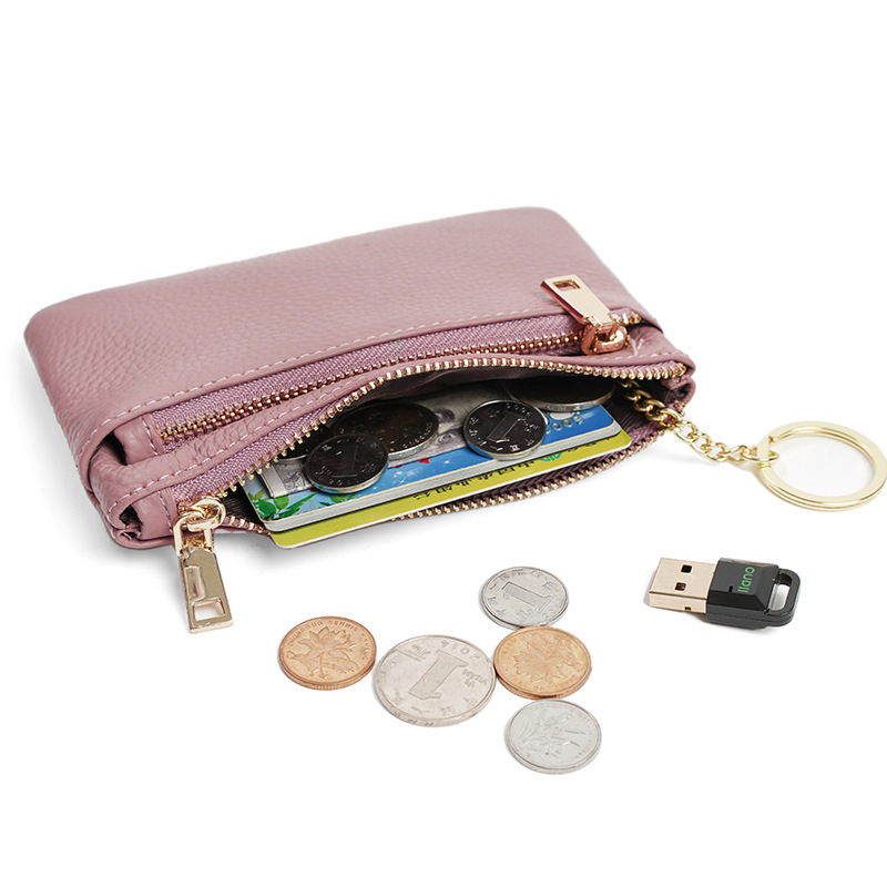 Monedero de cuero genuino con  - Women Accessories Name reseña y precio