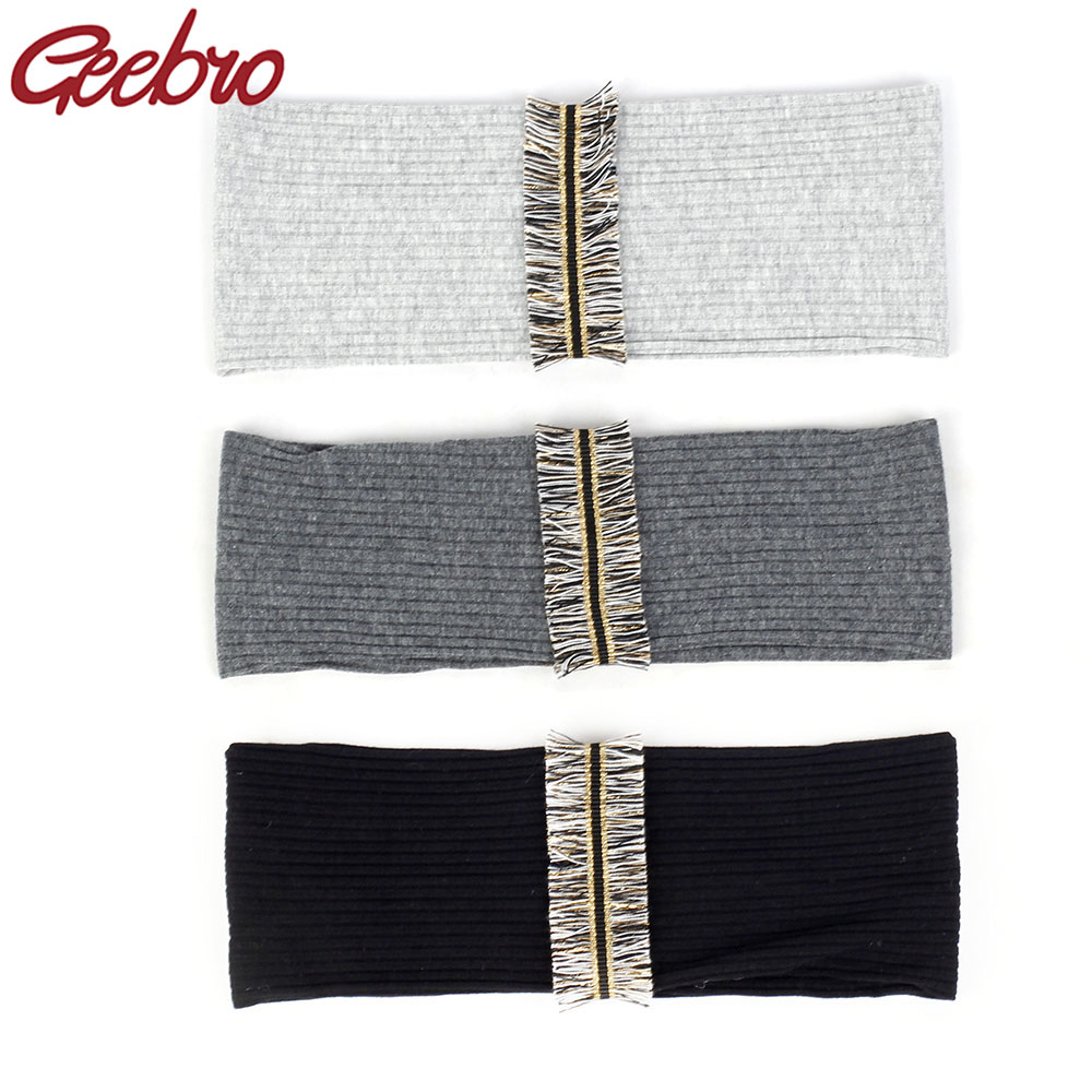 Geebro-Diadema de rayas con bo - Women'S Running Accessories reseña y precio