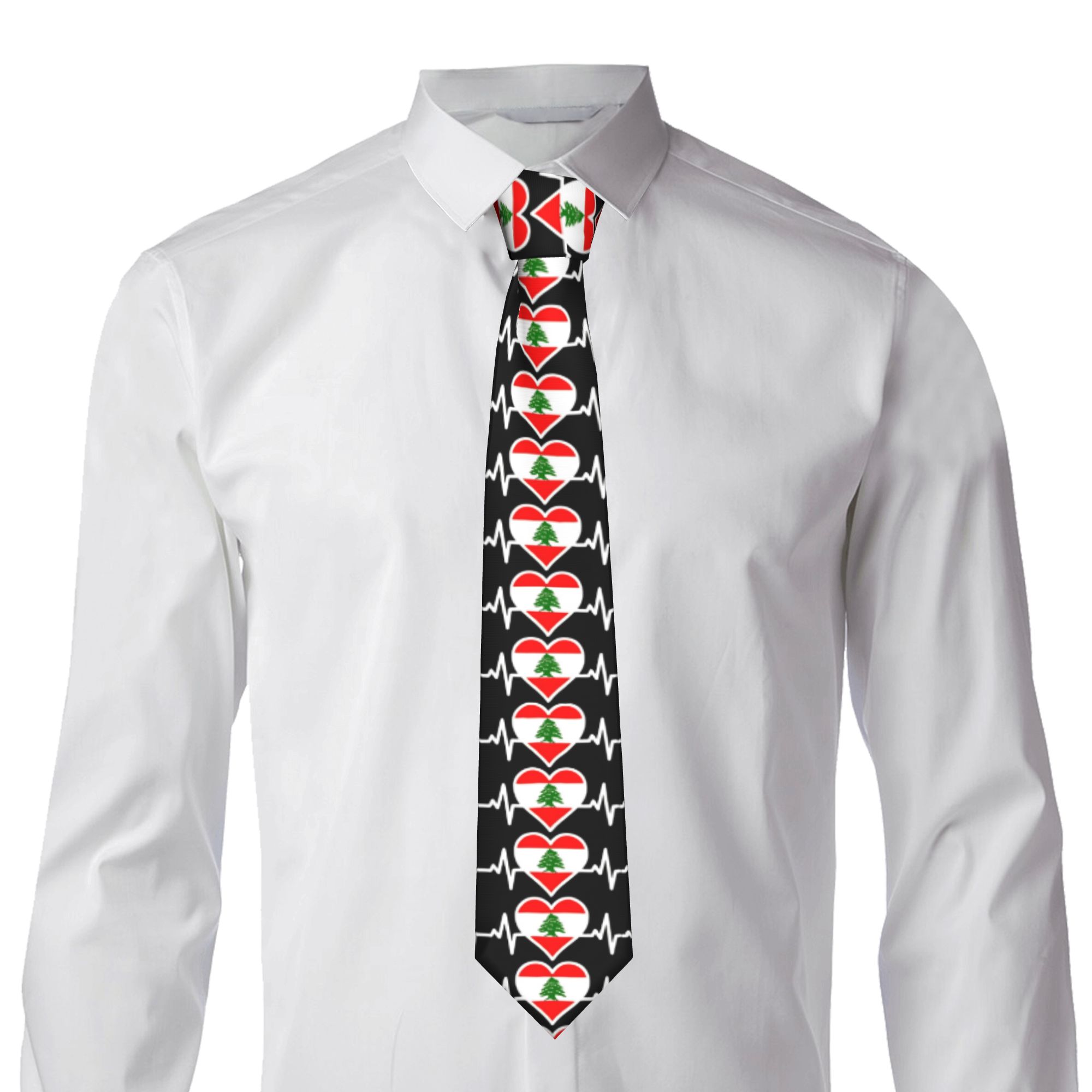 Corbata con la Bandera del Líb - Women Accessories Lebanon reseña y precio
