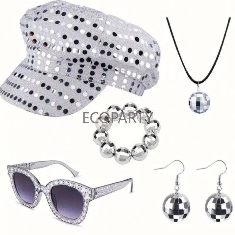 2024 3 uds/5 uds. Conjunto de  - Women'S Accessories In The 80S reseña y precio