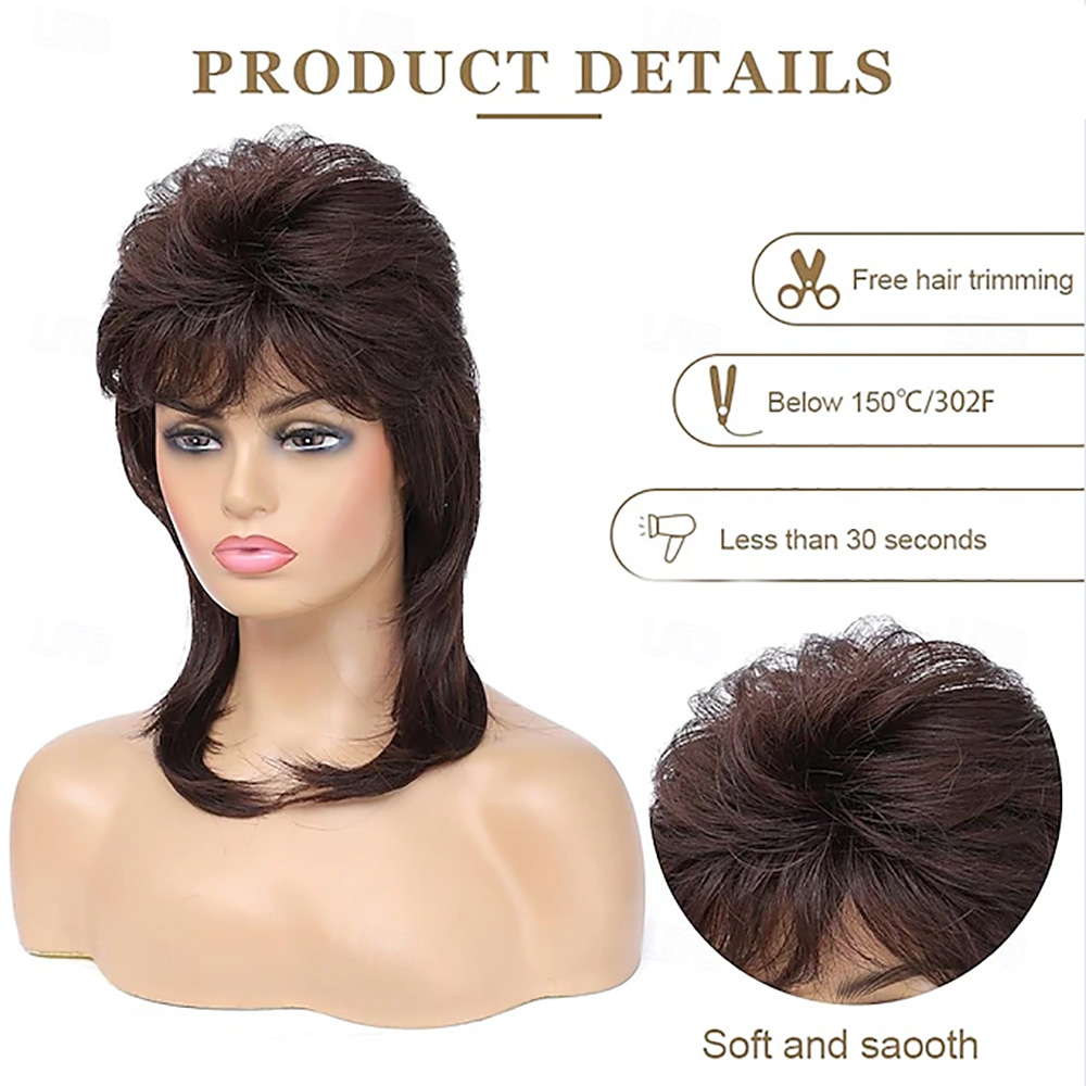 HAIRJOY Pelucas sintéticas de  - Women'S Accessories In The 80S reseña y precio